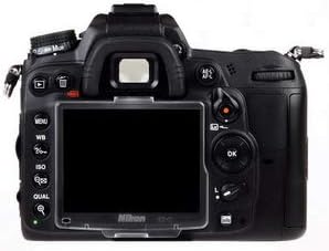 [2-Pack] כיסוי מגן של מסך LCD D300 עבור Nikon D300 D300S SLR מצלמה, WH1916 מגן מסך ABS שקוף, החלף BM-8